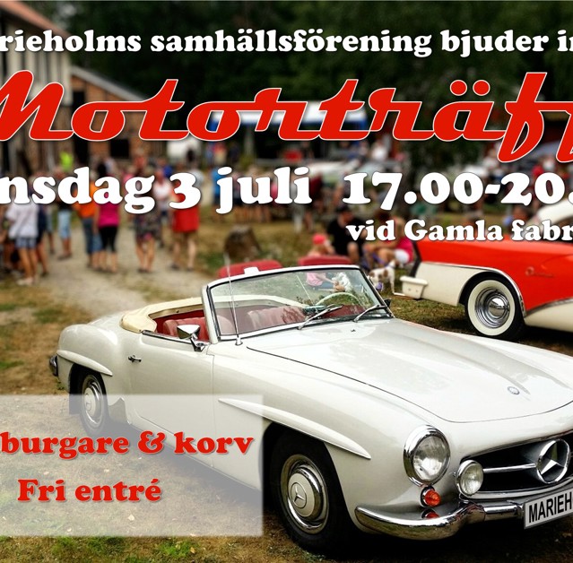 Motorträff i Marieholm